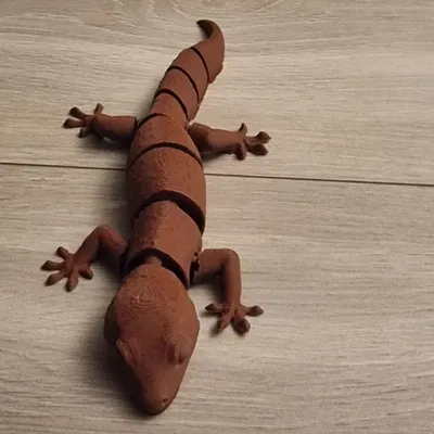 Mô hình tắc kè Gecko in liền khối (print-in-place) linh hoạt