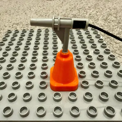 Cọc tiêu giao thông (tương thích Lego Duplo) - không cần support