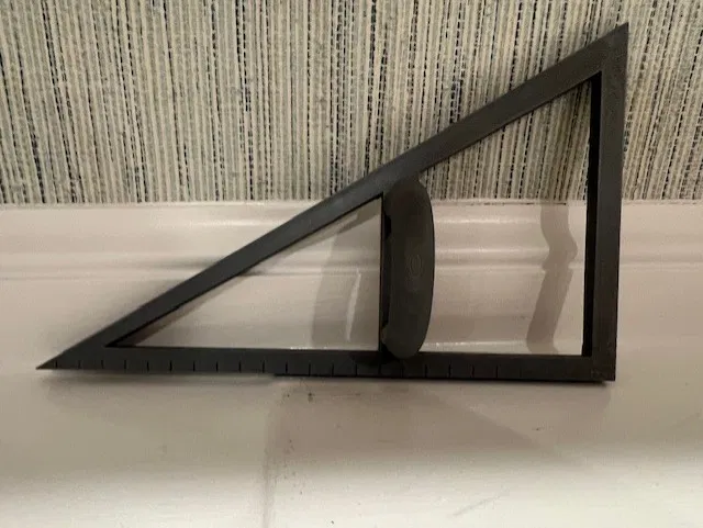 Thước kẻ tam giác hỗ trợ vẽ hình học in 3D tiện dụng - Image 2