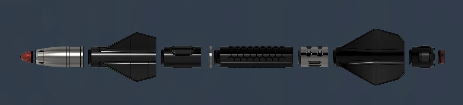 VTR-02 // Nghệ thuật treo tường hình tên lửa - Image 3