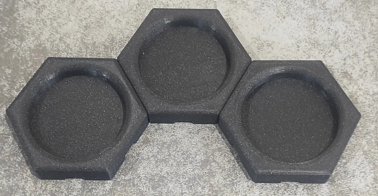 Khay pha màu 3D lục giác mô-đun tiện lợi cho họa sĩ - Image 1