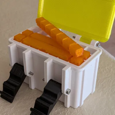 Hộp đựng thuốc Rugged Pill Box tùy chỉnh bằng OpenScad