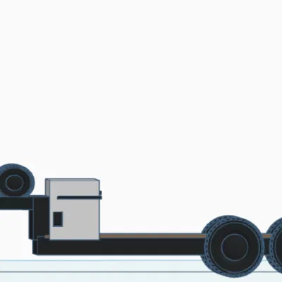 Mô hình rơ-moóc chở xe đua (Race car trailer) in 3D