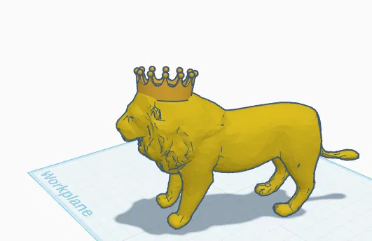 Mô hình in 3D Tượng Sư Tử Đội Vương Miện (Lion King) trang trí đẹp - Image 5