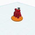 Mô hình Crown Guy dễ thương với Jetpack - Mẫu in 3D Lowpoly - Thumbnail 2