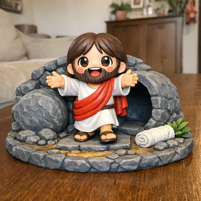 Jesus Has Left the Build Plate - Mô hình Chúa Phục sinh phong cách Chibi