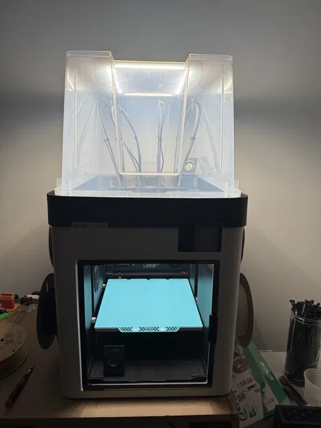 Snapmaker U1 - Ngàm kẹp dải đèn LED cho nắp thùng Samla - Image 1