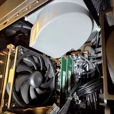 Ống dẫn hướng gió quạt 120mm cho Lenovo Legion T5