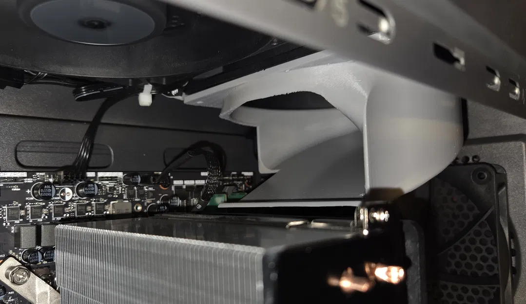 Ống dẫn hướng gió quạt 120mm cho Lenovo Legion T5 - Image 2