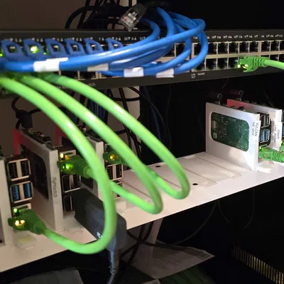 Khung gắn Raspberry Pi cho tủ Rack 17 inch