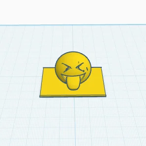 Mô hình 3D Emoji nghịch ngợm để bàn cực xinh xắn