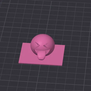 Mô hình 3D Emoji nghịch ngợm để bàn cực xinh xắn