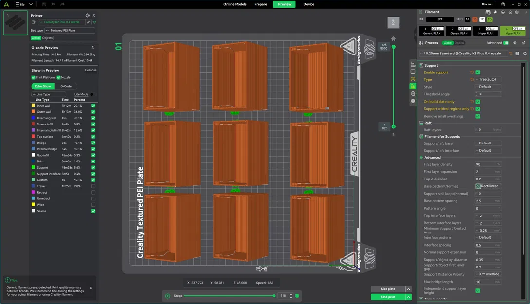 Hộp nhỏ có nắp gài - Phiên bản để bàn và gắn tường - Image 14