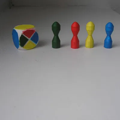 Bộ cờ bàn Paleček (Tom Thumb) - Trò chơi 2-4 người in 3D thú vị