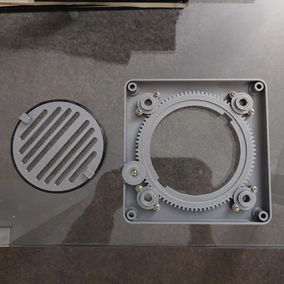 Nắp xả khí 160x160mm có thể đóng kín