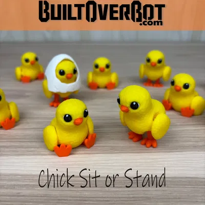 Chú Gà Con Đáng Yêu - Phiên Bản Đứng Hoặc Ngồi