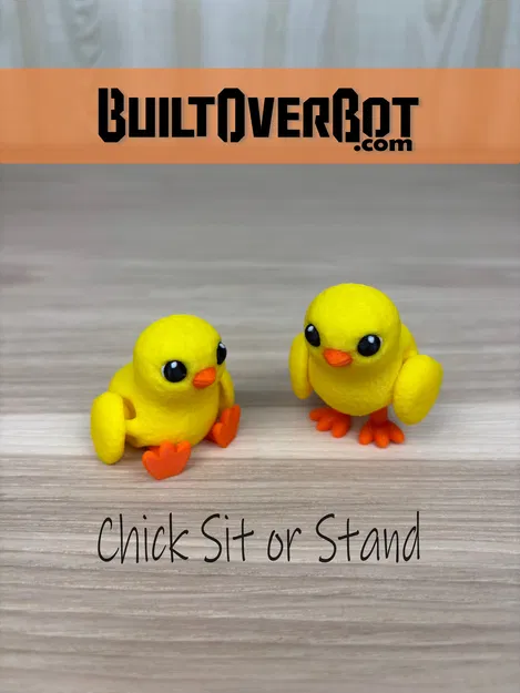 Chú Gà Con Đáng Yêu - Phiên Bản Đứng Hoặc Ngồi - Image 2