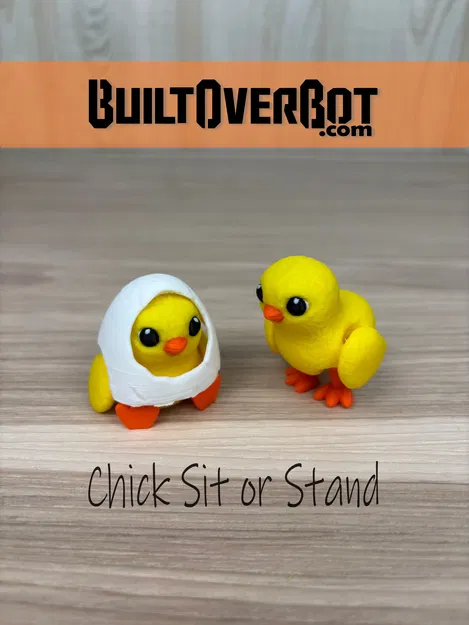 Chú Gà Con Đáng Yêu - Phiên Bản Đứng Hoặc Ngồi - Image 3