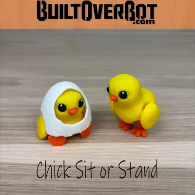 Chú Gà Con Đáng Yêu - Phiên Bản Đứng Hoặc Ngồi