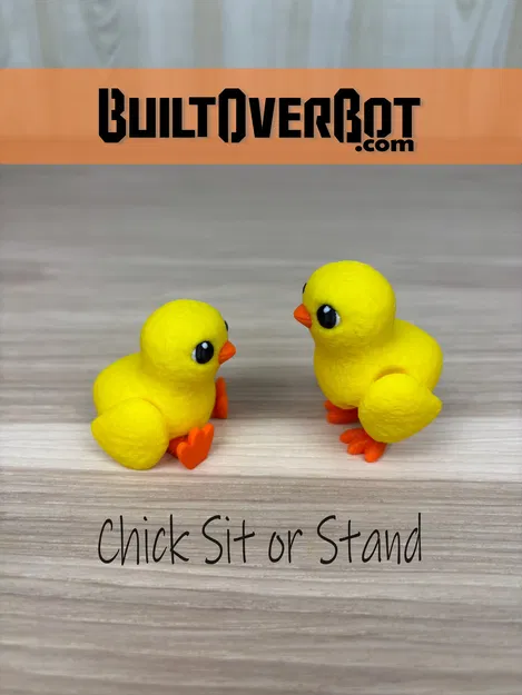 Chú Gà Con Đáng Yêu - Phiên Bản Đứng Hoặc Ngồi - Image 4