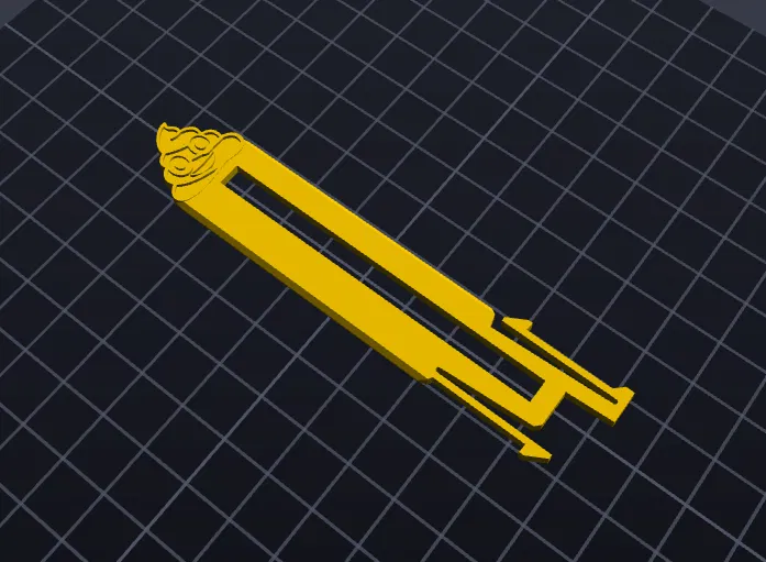 Đồ chơi Fidget Dao hình Emoji Poo siêu hài hước (STL in 3D) - Image 1