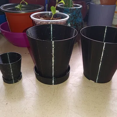 Chậu trồng cây - Có kèm khay hứng nước hoặc không