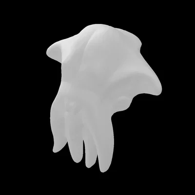 Mô hình đầu nhân vật Lego kiểu Quarren in 3D cực chất