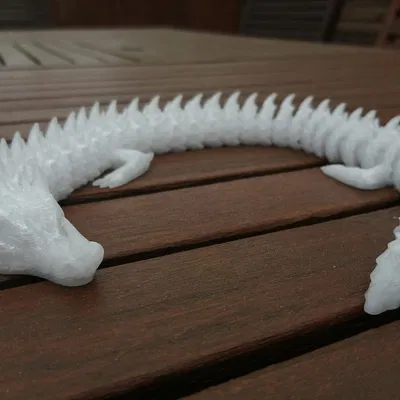 Mô hình rồng 3D có khớp nối linh hoạt cực đẹp (Articulated Dragon)