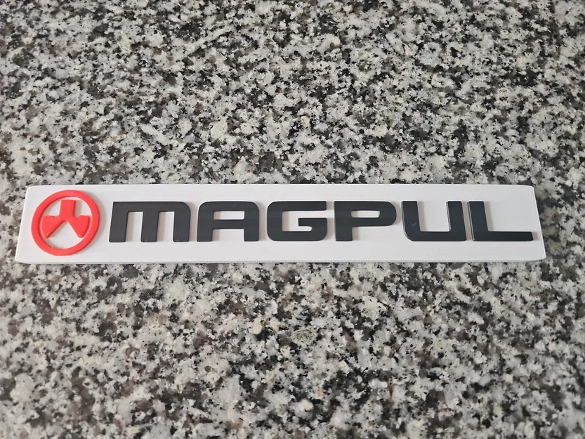 Bảng hiệu logo Magpul trang trí tường in 3D siêu đẹp - Image 1