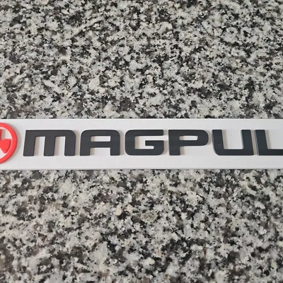 Bảng hiệu logo Magpul trang trí tường in 3D siêu đẹp