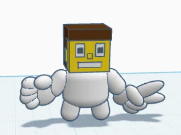 Mô hình nhân vật hoạt hình 3D dễ thương cho người mới bắt đầu - Image 2