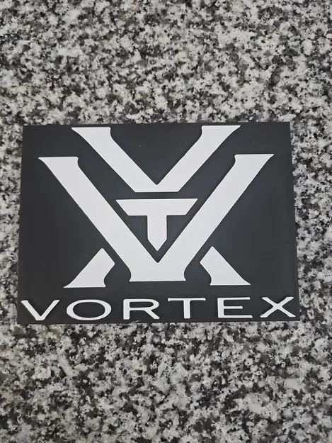 Bảng hiệu treo tường Logo Vortex 3D trang trí góc làm việc - Image 1