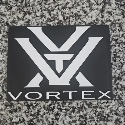 Bảng hiệu treo tường Logo Vortex 3D trang trí góc làm việc