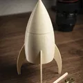 Tên lửa "Rocket Stash" - Đồ chơi cho bé và hộp chứa đồ bí mật - Thumbnail 1