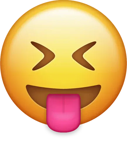 Mô hình 3D biểu tượng mặt cười lè lưỡi siêu cute trang trí bàn làm việc - Image 1