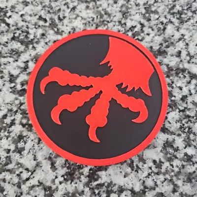 Mô hình logo treo tường Microtech Talons độc đáo - In 3D siêu nét