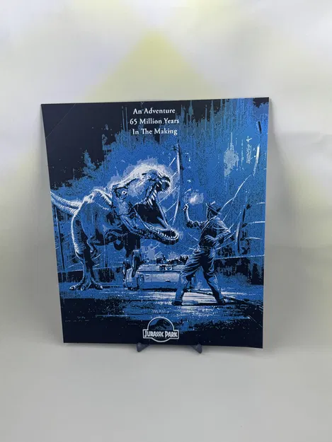 Mô hình Hueforge Trex trốn thoát trong Jurassic Park - Image 2