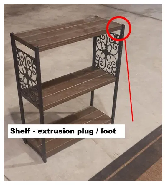 Chân đế kệ (Shelf foot) - Image 1