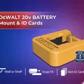 Giá Treo Pin DeWalt 20V Kèm Thẻ Đánh Dấu (ID Cards) - Thumbnail 1