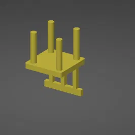 Mô hình ghế mini cho nhà búp bê - File in 3D dễ thương