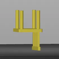 Mô hình ghế mini cho nhà búp bê - File in 3D dễ thương