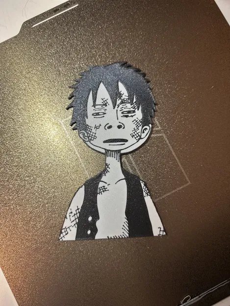 Mô hình tranh treo tường Luffy Baka Face độc đáo cho fan One Piece - Image 2