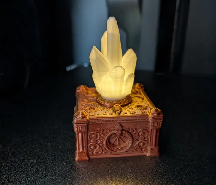 Hộp đựng nến trà mini pha lê ma thuật - Image 3