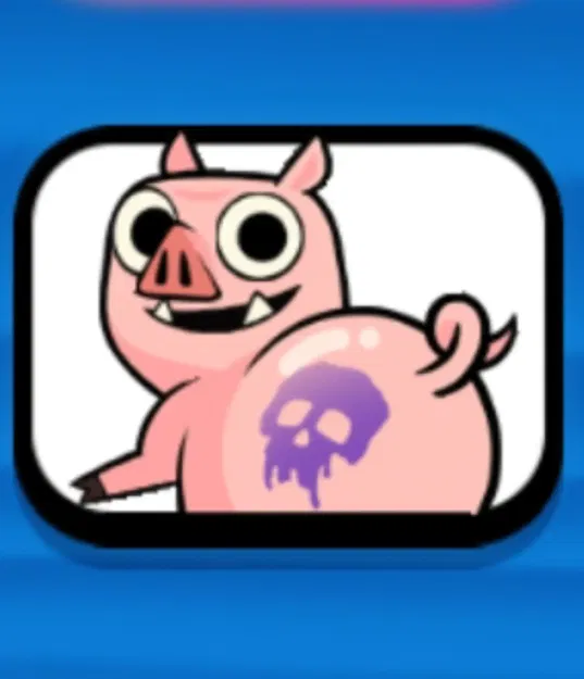 Móc Khóa Chú Heo Nhảy Múa Clash Royale (Twerking Pig Emote) 3D - Image 2
