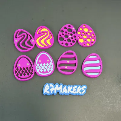 Đồ trang trí chụp đèn trứng Phục sinh miễn phí | Phụ kiện nam châm phát sáng | R7Makers