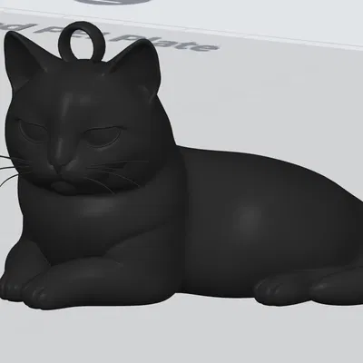 Móc Khóa Hình Chú Mèo Dễ Thương