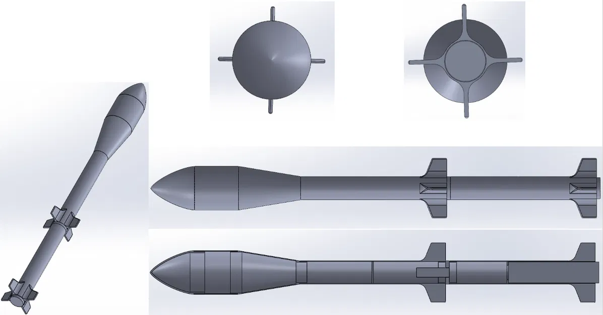 Tên lửa mô hình Rocket V3 (hai tầng) - RKD3 - Image 1