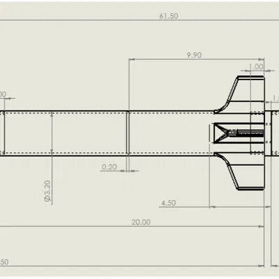Tên lửa mô hình Rocket V3 (hai tầng) - RKD3