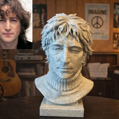 Tượng bán thân John Winston Lennon