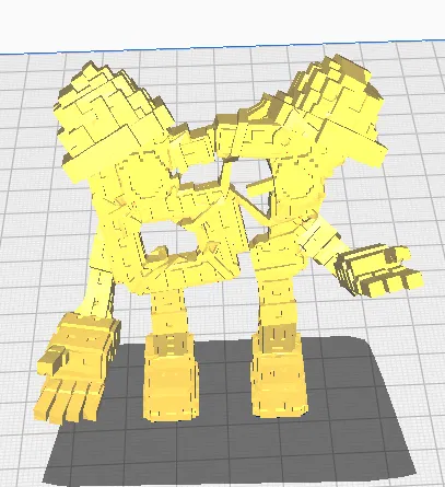 Mô hình trang trí số 67 thiết kế 3D phong cách voxel độc đáo - Image 1